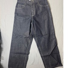 Southpole Baggy Wide Leg Indigo Denim Jeans Mens 36 RN82628 Streetwear Y2K 90s