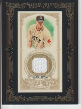 2012 TOPPS ALLEN & GINTER MINI *JONATHAN PAPELBON GW JERSEY