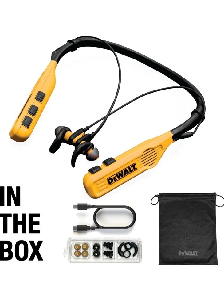 DEWALT Jobsite Pro Neckband Earphones - Thumbnail 2