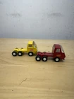 Vintage Tonka Cabover Semi Truck Yellow And Red Metal Toy 60-70s