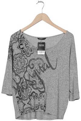 Desigual Pullover Damen Strickpullover Strick Oberteil Gr. L Grau #1uab5ed