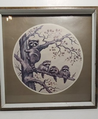 ''Raccoon Family'' and was created by artist John E. Bradley