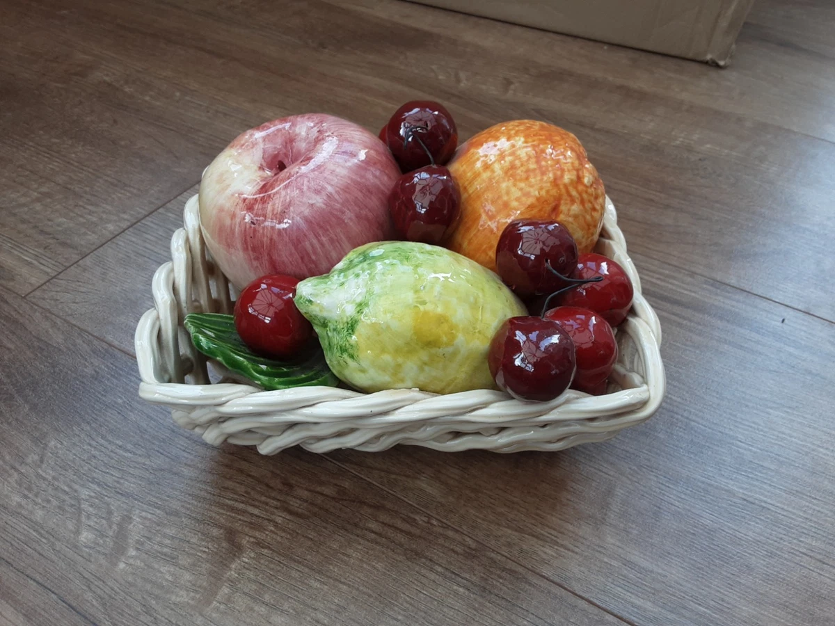 Ceramic Fruit In Italian Art Pottery | eBay