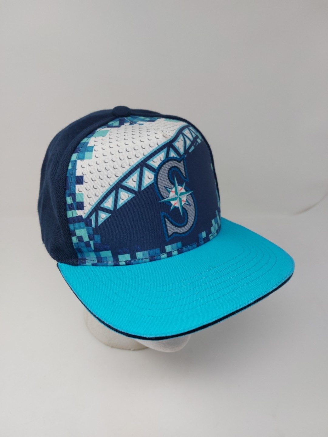Seattle Mariners Snapback Hat Adjustable Melon Ca… - image 3