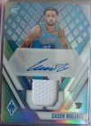 2023-24 PANINI PHOENIX CASON WALLACE #RJA-CWL RC #199/199 AUTO JSY(Last Printed)