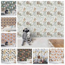 3D Leaves Animal Balloon Self-adhesive Wallpaper Removable Wallpaper Wall Mural