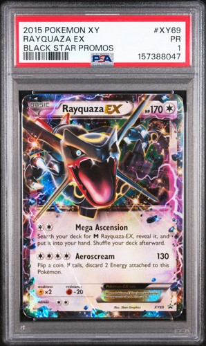 Rayquaza-EX graded PSA 1 for sale on eBay