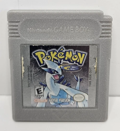 Nintendo Gameboy Pokemon Silver Version Comes With New Battery To Be Installed