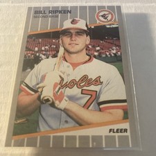 1989 Fleer - Billy Ripken #616 Black Scribble on Bat Knob