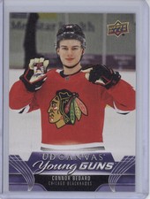 2023-24 Extended Series Connor Bedard Young Guns UD Canvas Rookie #C382 RC