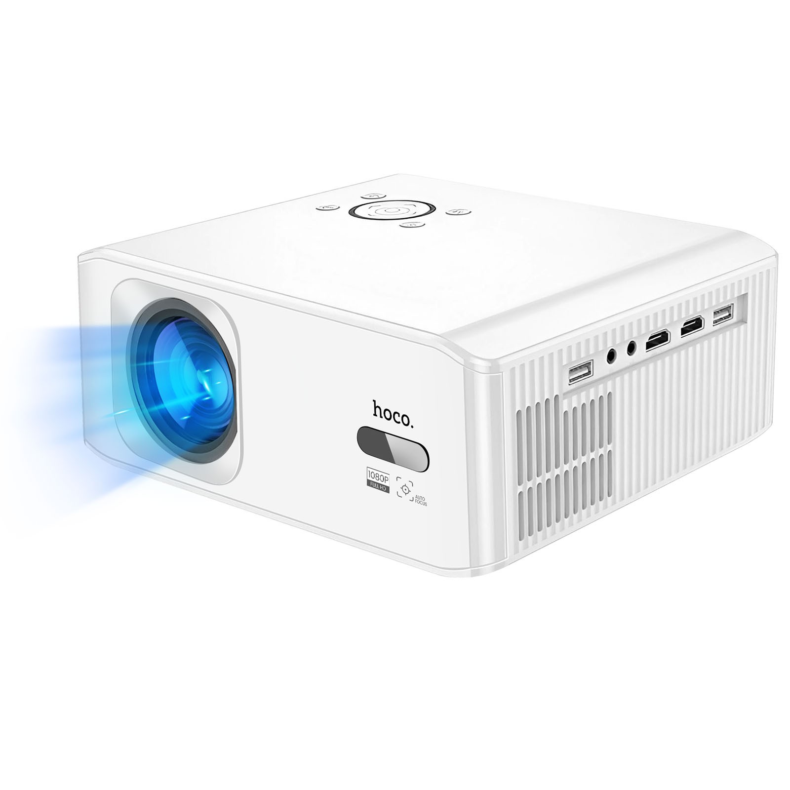 Projecteur Wi-Fi 5G Hoko Full HD pour éliminer les saccades et jouer sur grand écran 1080p