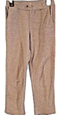 Carter's Kids Boy Girl Gray Fleece Sweatpants Pants, Polyester, Pockets, Pull-On