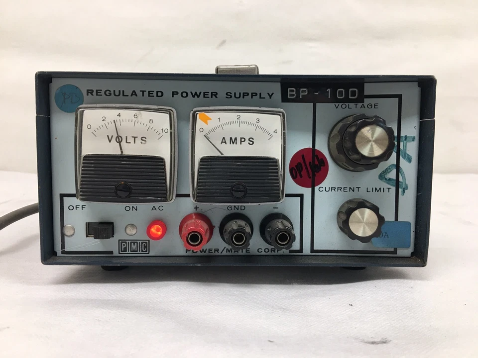 Fuente de alimentación de CC regulada PMC Power Mate Corp | BP10D | Usada | #10402 Foto 2 de 4