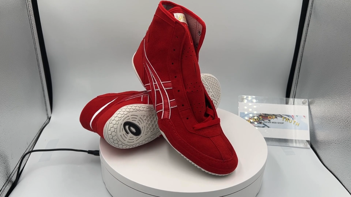 Asics Wrestling Shoes 1083A001 EX-EO special order red x red white
