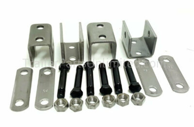 Single Axle Spring Hanger Kit Trailer Axel Camper Suspension Repair Replace APS3