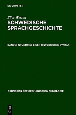Grundriß einer historischen Syntax (Grundriß Der Germanischen Philologie) (Ge...