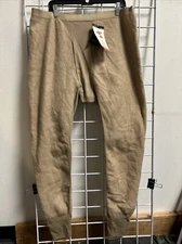 POLARTEC THERMAL TROUSERS TAN LARGE LONG NEW WITH TAGS