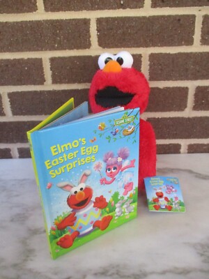 Kohl's Cares ELMO14'' Plush & 5''x7'' Book'' Elmo's Easter Egg Surprises'' 2021