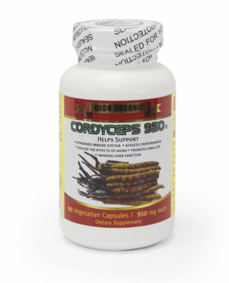 Cordyceps 950 USDA Organic - 90 Capsules (Exp 2027)