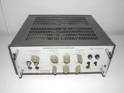 VEB CHROMATRON Elektrometer-Verstärker Hochspannungsgerät GEV 1.3 TESLA E83CC 32