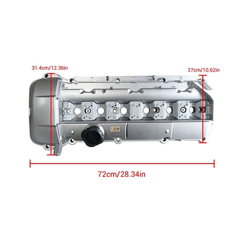 Cubierta de válvula con junta para BMW E39 525i 528i 1998-2002 E46 325i 328i 330i X5 Foto 4 de 4