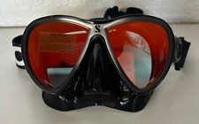 NEW - ScubaPro Synergy 2 Twin Dive Mask - Black/Silver/ Mirrored Lens