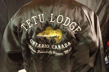 King Louie TeTu Lodge Canada Embroidered Fishing Coat 2 Pocket Mens Size L & XL