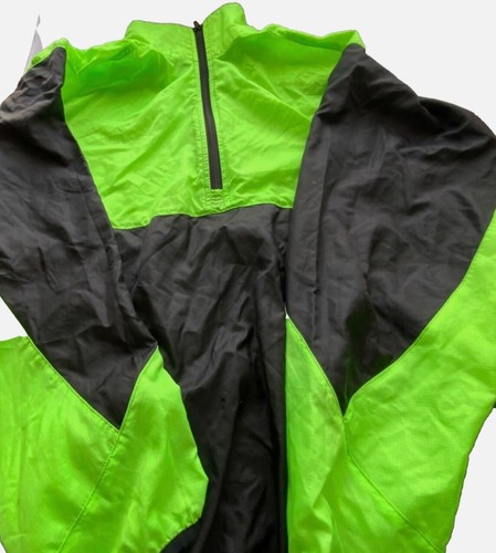 Unisex Green Lightweight Cycle Jacket Top Halfords size M 46” Chest In VGC - Picture 4 of 9