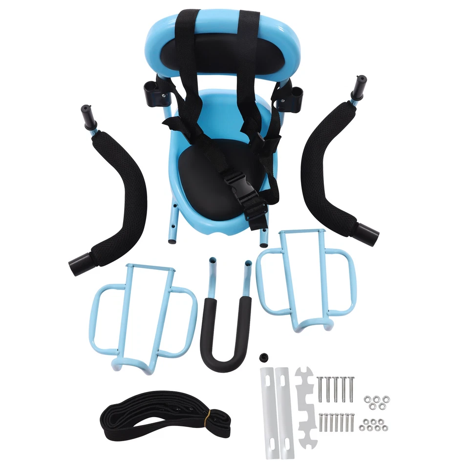 Portabicicletas de montaje trasero de seguridad niños bebé bicicleta seguridad niño pequeño asiento EXCELENTE Foto 3 de 4