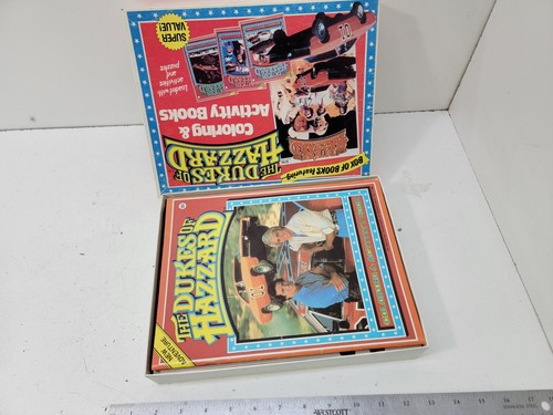 VINTAGE SELTEN DIE HERZÖGE VON HAZZARD MAL- & AKTIVITÄTSBÜCHER SET 1982 - Bild 6 von 16