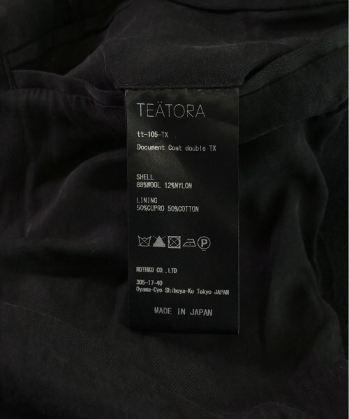 TEATORA Coat (Other) Black 46(Approx. M) 2200520990012 | eBay