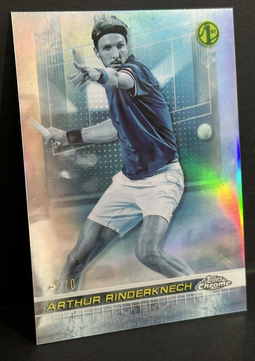 2024 Topps Chrome Tennis Arthur Rinderknech Frozenfractor -2/0 | eBay