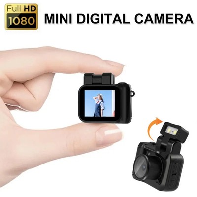 Mini Digital Camera with Flash Portable Video Recorder DV 1080P HD 1.44'' Screen