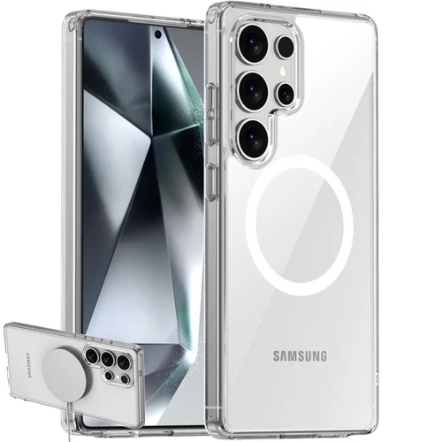 Case For Samsung Galaxy S26 S25 S24 S23 S22 Ultra Plus Magsafe Clear Phone Cover