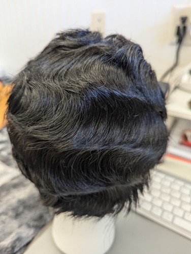 Wavy Pixie Cut Wig Short Human Hair Wig for Black Women Full Machine Made Wig - 第 2/6 張圖片