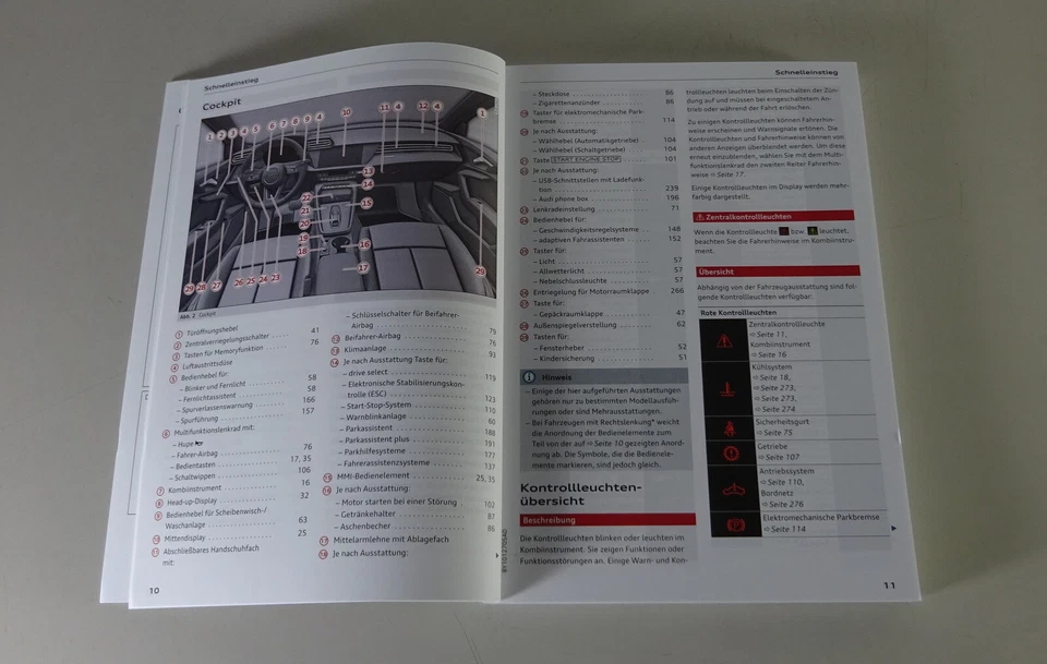 Manual de Instrucciones Con Servicio Audi A3/S3 Incl. Quattro Tipo 8Y 08/2024 - Imagen 2 de 2