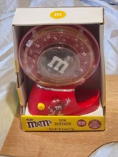 Discover Candy Magic RED M&M's Dispenser - Spin & Smile with Push-to-Play Fun