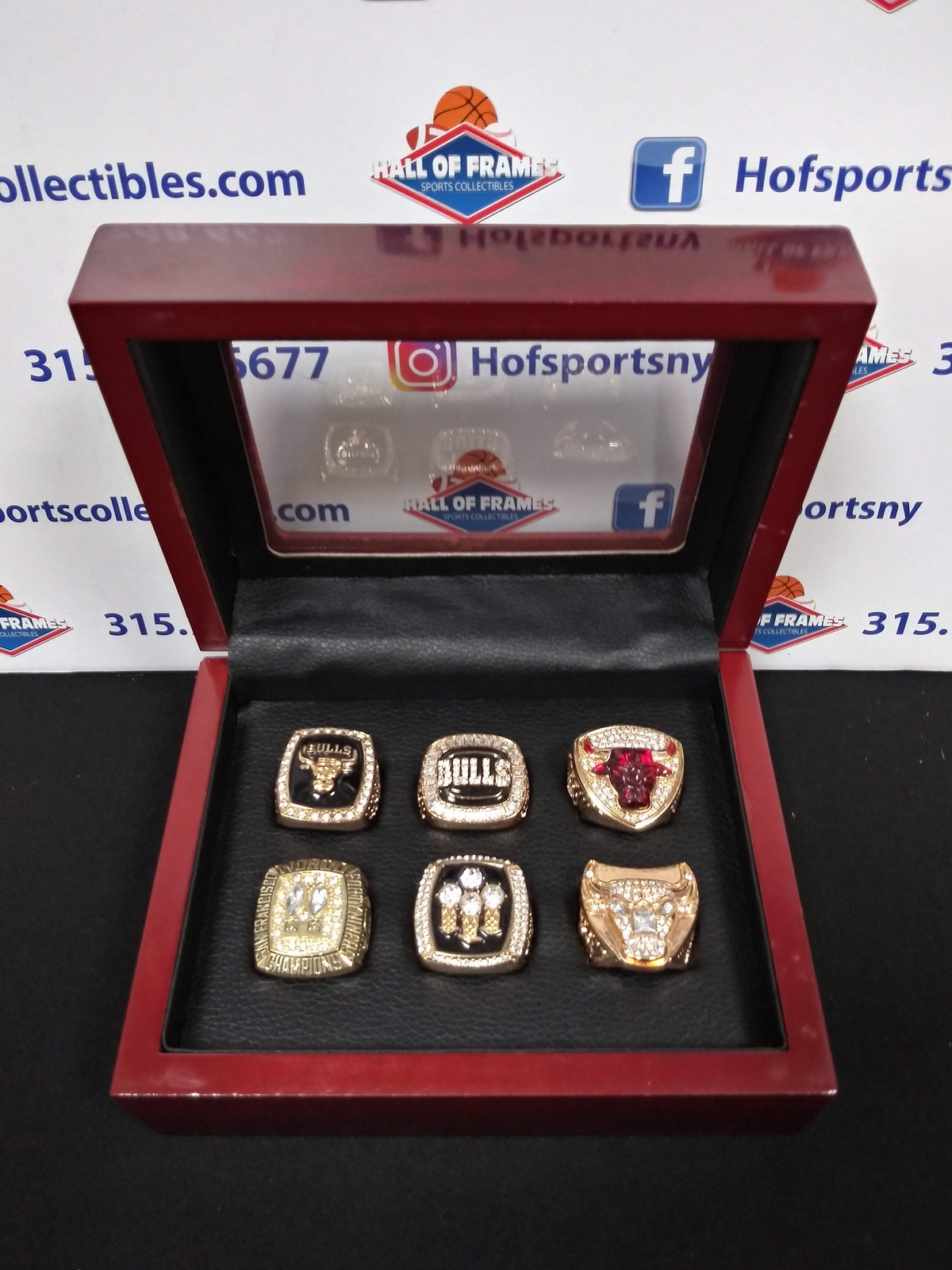 CHICAGO BULLS 6 CHAMPIONSHIP RING SET WITH BOX! | eBay