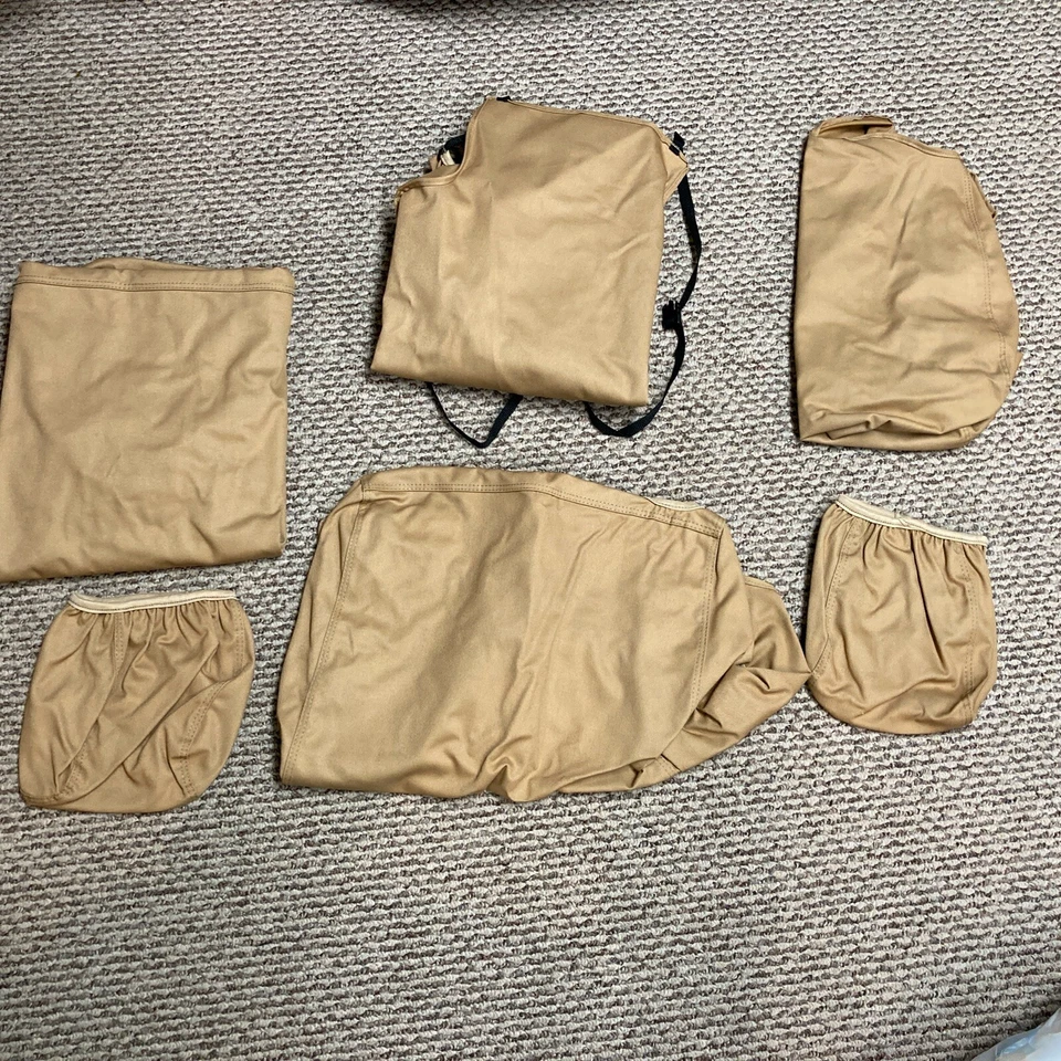 Cubierta de asiento trasero CoverCraft SS7386PCTN para Jeep Wrangler 2007-09 con ajuste reposacabezas Foto 4 de 4