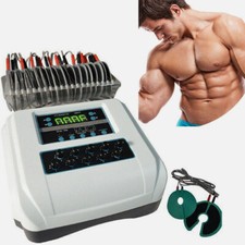 110V Muscle Stimulator Body Sculpting EMS Pads Slimming Fat Reduce Machine