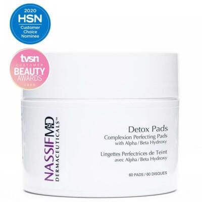 DR NASSIF DETOX PADS COMPLEXION PERFECTING PADS (Sealed/60 Pads) New Packaging!