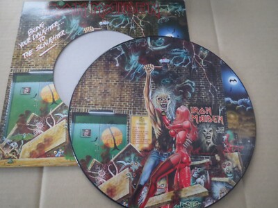 IRON MAIDEN - BRING YOUR TOCHTER - TOLLES SELTENES 1990 PRESSE 12'' EP VINYL BILD D