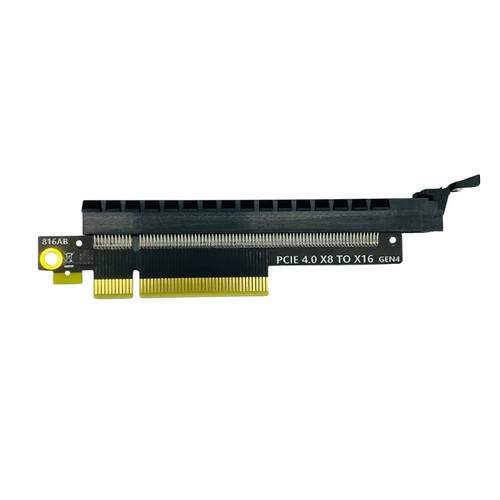 New PCIe 4.0 X4 /X8 to X16 Riser Card Converter/X16PCI-E Gen 4 Extension Adapter - Picture 12 of 14