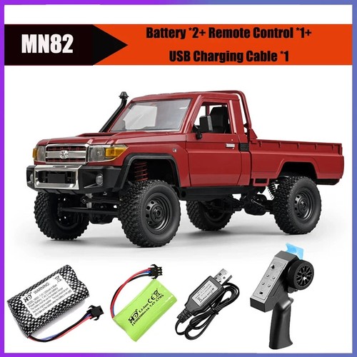 Camión pickup 1/12 MN82 Crawler de radiocontrol 1:12 LC79 2.4G 4X4 todoterreno coche juguete niño regalo - Imagen 21 de 23