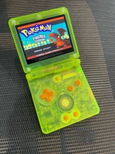 Nintendo Game Boy Advance SP System GBA SP IPS LCD Backlight Neon Yellow