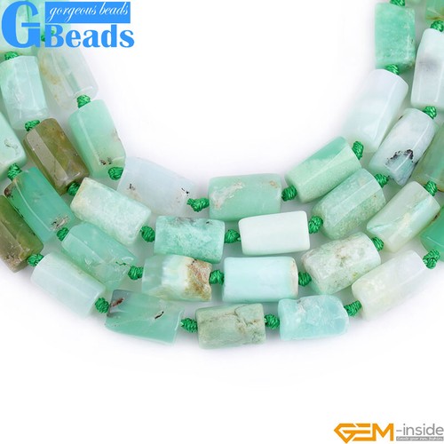 Natural Assorted Gemstone Faceted Tube Column Beads for Jewelry Making 8x12mm - Picture 173 of 192