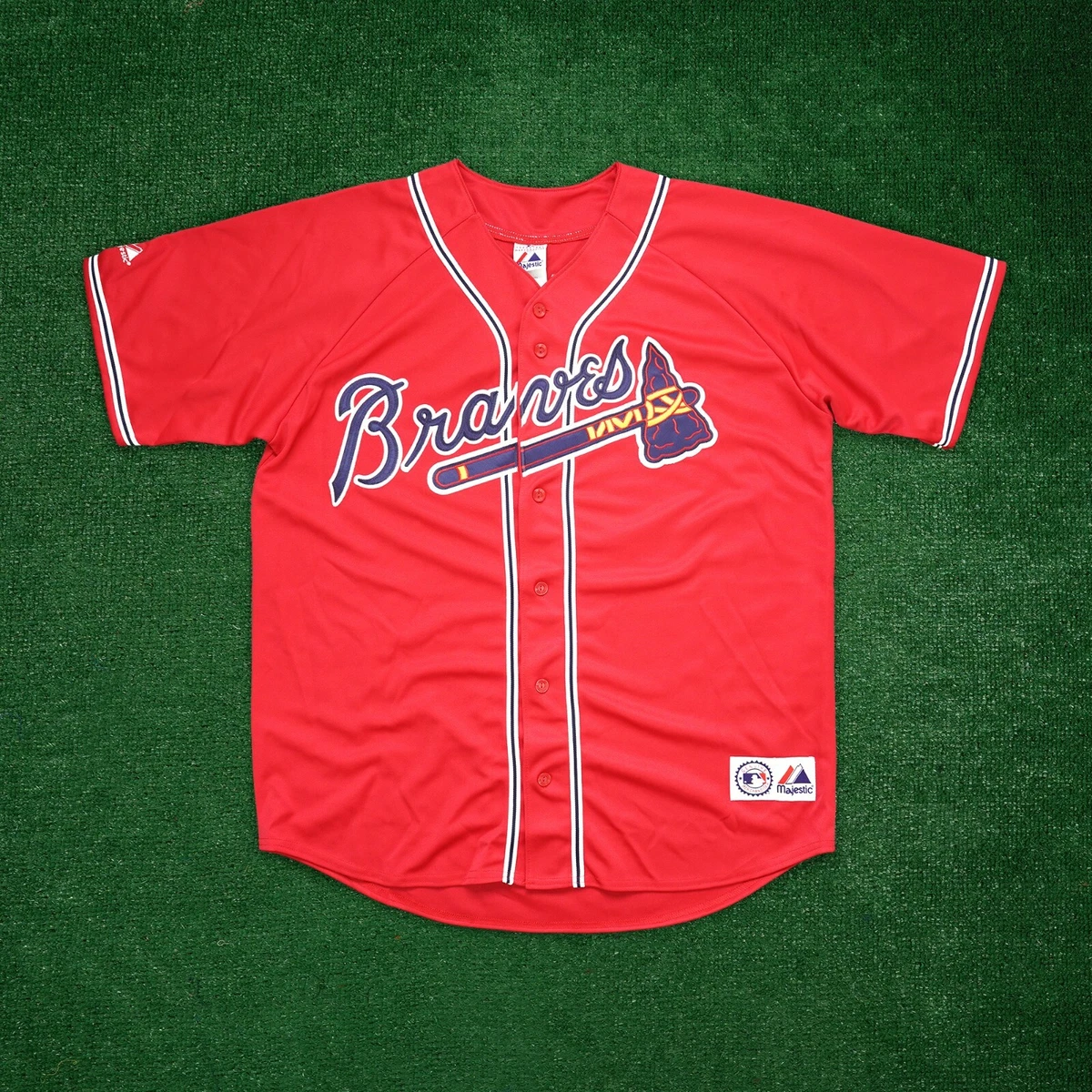 atlanta braves alternate red jersey