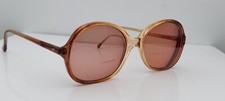 Vintage Sterling Optical Brown Oval Sunglasses Hong Kong FRAMES ONLY