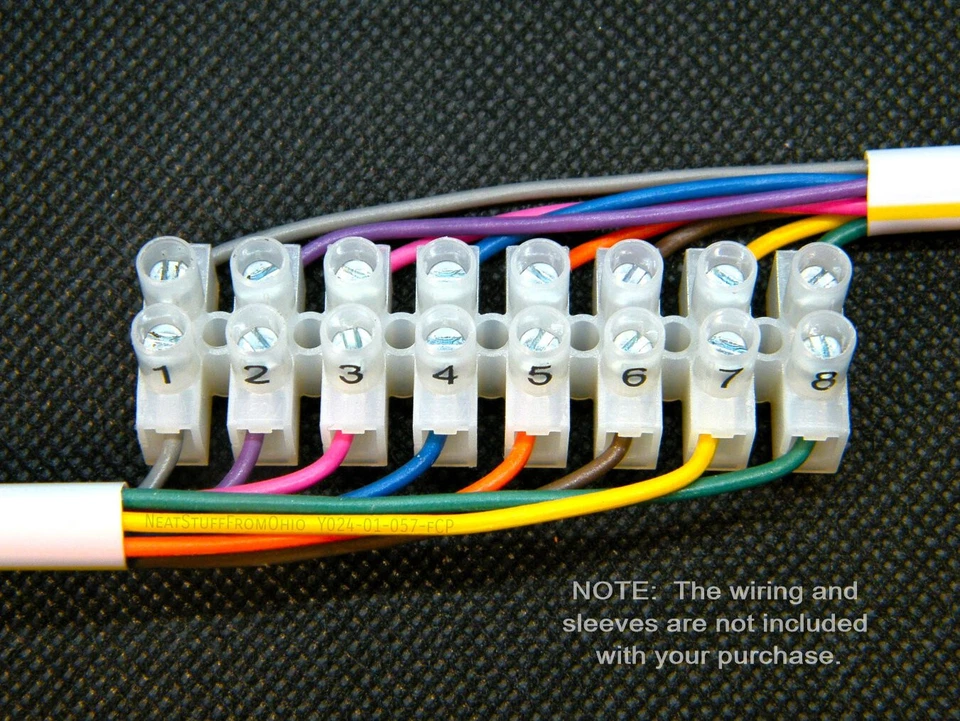 8-POSITION TERMINAL STRIP, EURO-STYLE, BLOCKMASTER PA08HDS/08P, HIGH-QUALITY 👀 - Image 2 of 4