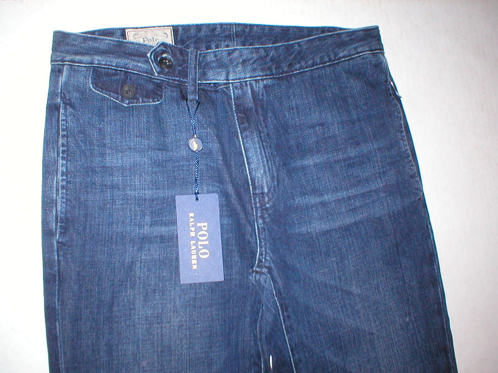 New Womens Ralph Lauren Polo Jeans NWT $198 Flare Tall 28 Tailored Look Dark image 2